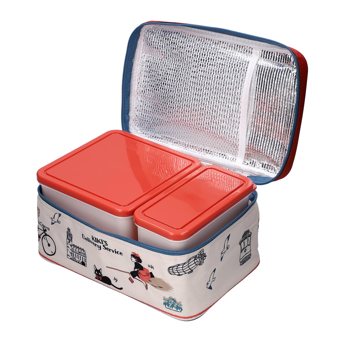 Kiki's Delivery Service Insulated Picnic Lunch Kits (2 Types) - Large - 4 Containers - official view 23