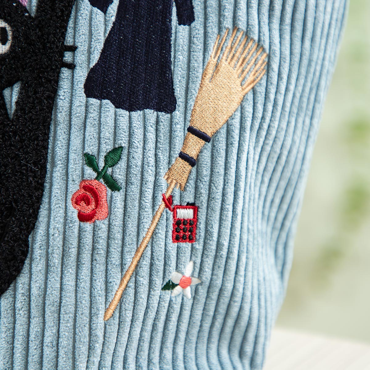 Kiki's Delivery Service Jiji and Broom Corduroy Mini Bag - official view 3