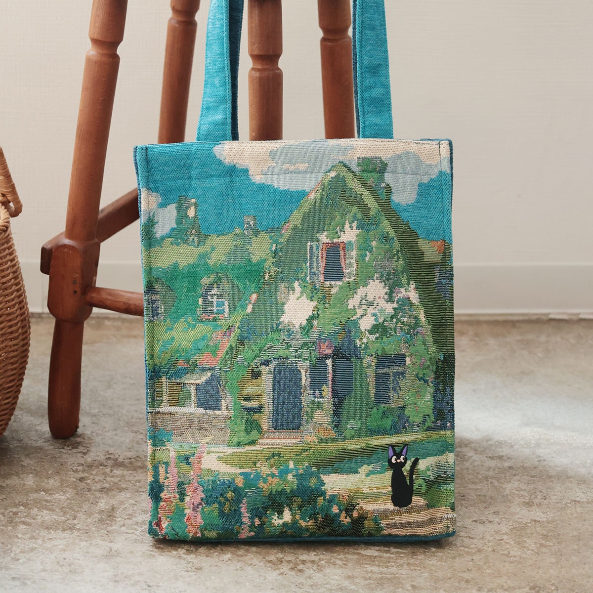 Kiki's Delivery Service Jiji and the Okino House Gobelin Tote - official view 1