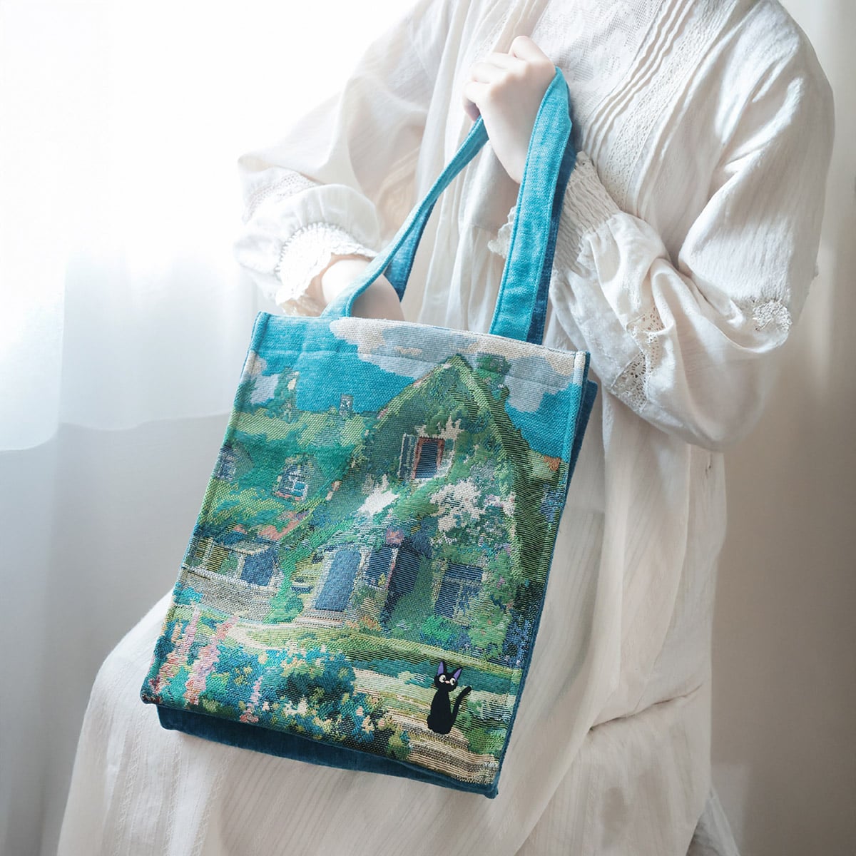 Kiki's Delivery Service Jiji and the Okino House Gobelin Tote - official view 3