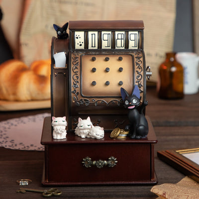 Kiki's Delivery Service Jiji at the Bakery Counter Music Box - official view 2