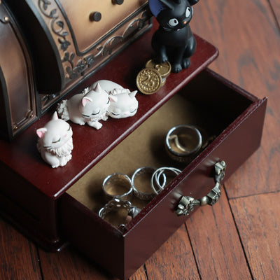 Kiki's Delivery Service Jiji at the Bakery Counter Music Box - official view 11