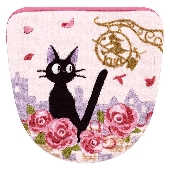 Kiki's Delivery Service Jiji Date Heated-Toilet Lid Cover - Pink - official view 1