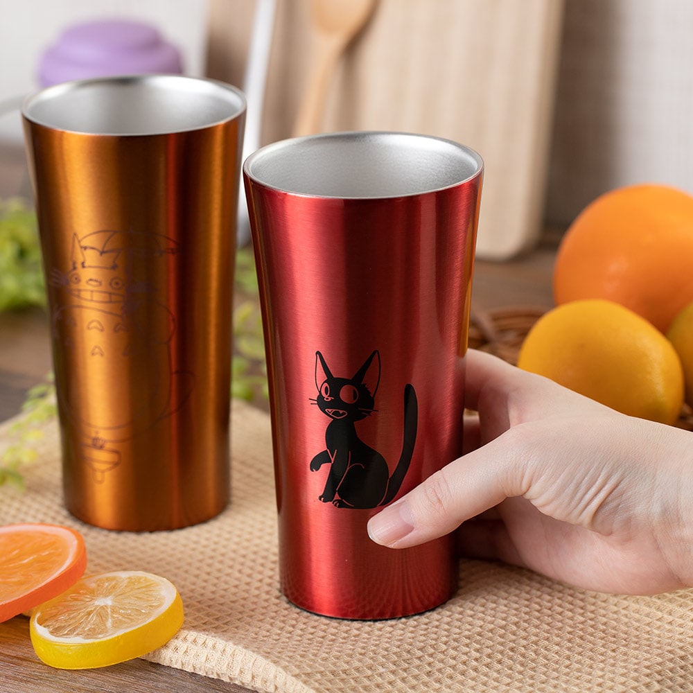 Kiki's Delivery Service Jiji Insulated Tumblers (2 Types) - Red Jiji - 400 ml - official view 9