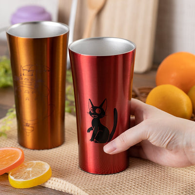 Kiki's Delivery Service Jiji Insulated Tumblers (2 Types) - Red Jiji - 400 ml - official view 9