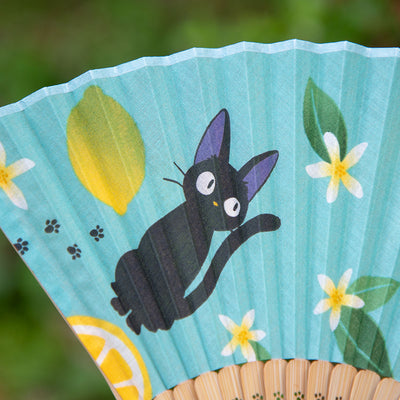 Kiki's Delivery Service Jiji Lemon Folding Fan - official view 2