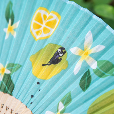 Kiki's Delivery Service Jiji Lemon Folding Fan - official view 4