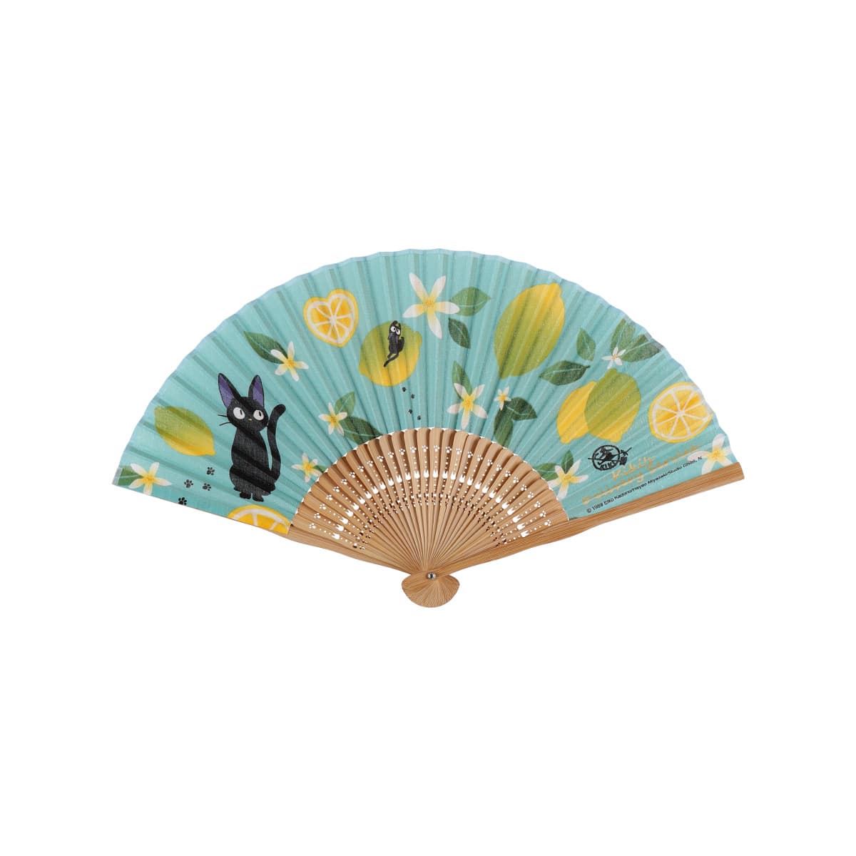 Kiki's Delivery Service Jiji Lemon Folding Fan - official view 7