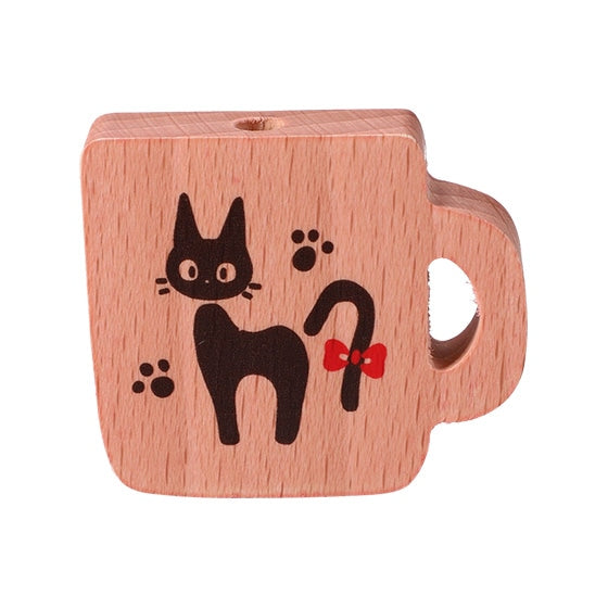 Kiki's Delivery Service Jiji Mug-Shaped Wooden Magnets (2 Types) - Pink - official view 11