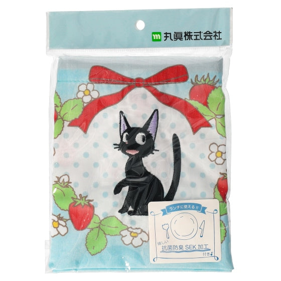 Kiki's Delivery Service Jiji Strawberry Wreath Drawstring Pouch - official view 3