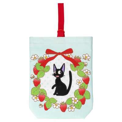 Kiki's Delivery Service Jiji Strawberry Wreath Shoe Bag - official view 1
