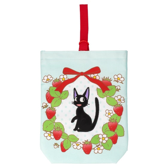 Kiki's Delivery Service Jiji Strawberry Wreath Shoe Bag - official view 1