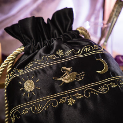 Kiki's Delivery Service Kokiri's Herb Bag Embroidered Drawstring Pouch - official view 4
