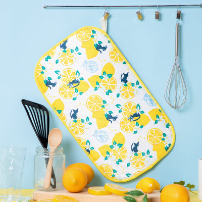 Kiki's Delivery Service Lemon Flower Dish-Drying Mat - official view 1