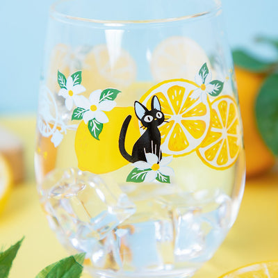Kiki's Delivery Service Lemon Flower Jiji Glass Tumbler - official view 5