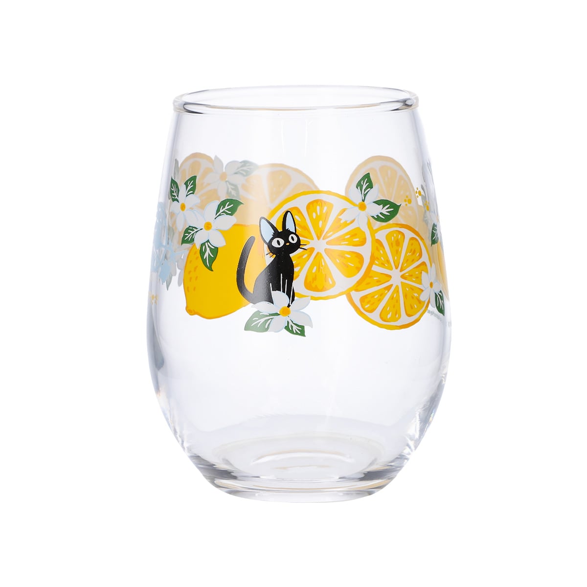 Kiki's Delivery Service Lemon Flower Jiji Glass Tumbler - official view 7