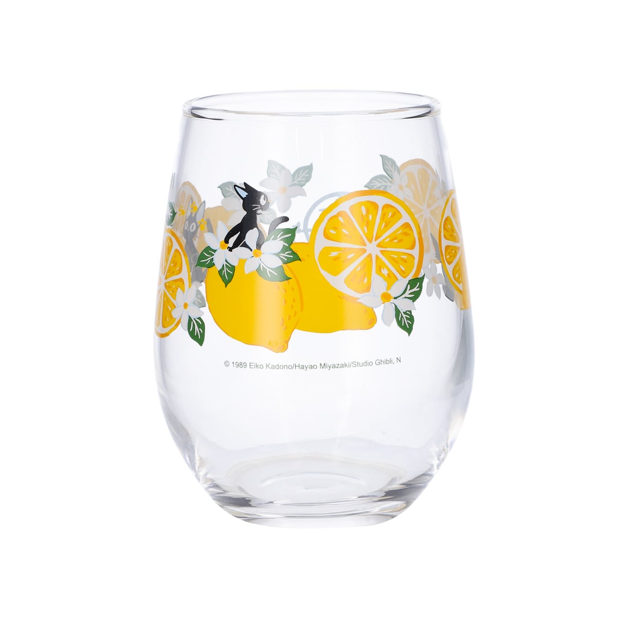 Kiki's Delivery Service Lemon Flower Jiji Glass Tumbler - official view 9
