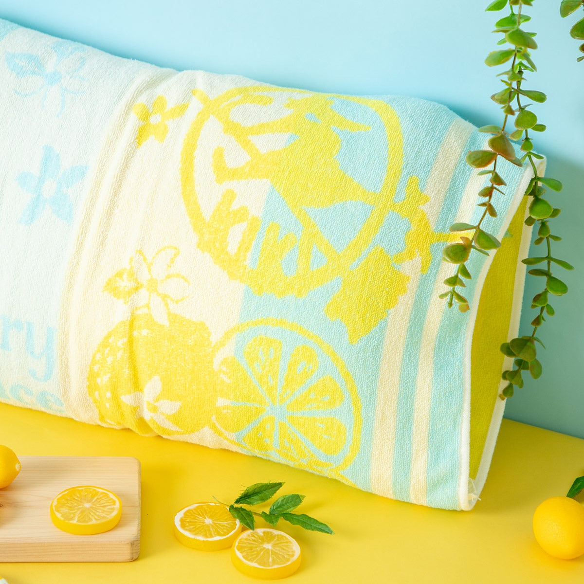 Kiki's Delivery Service - Lemon Flower Series Stretch Towel Pillow Cover - official view 2