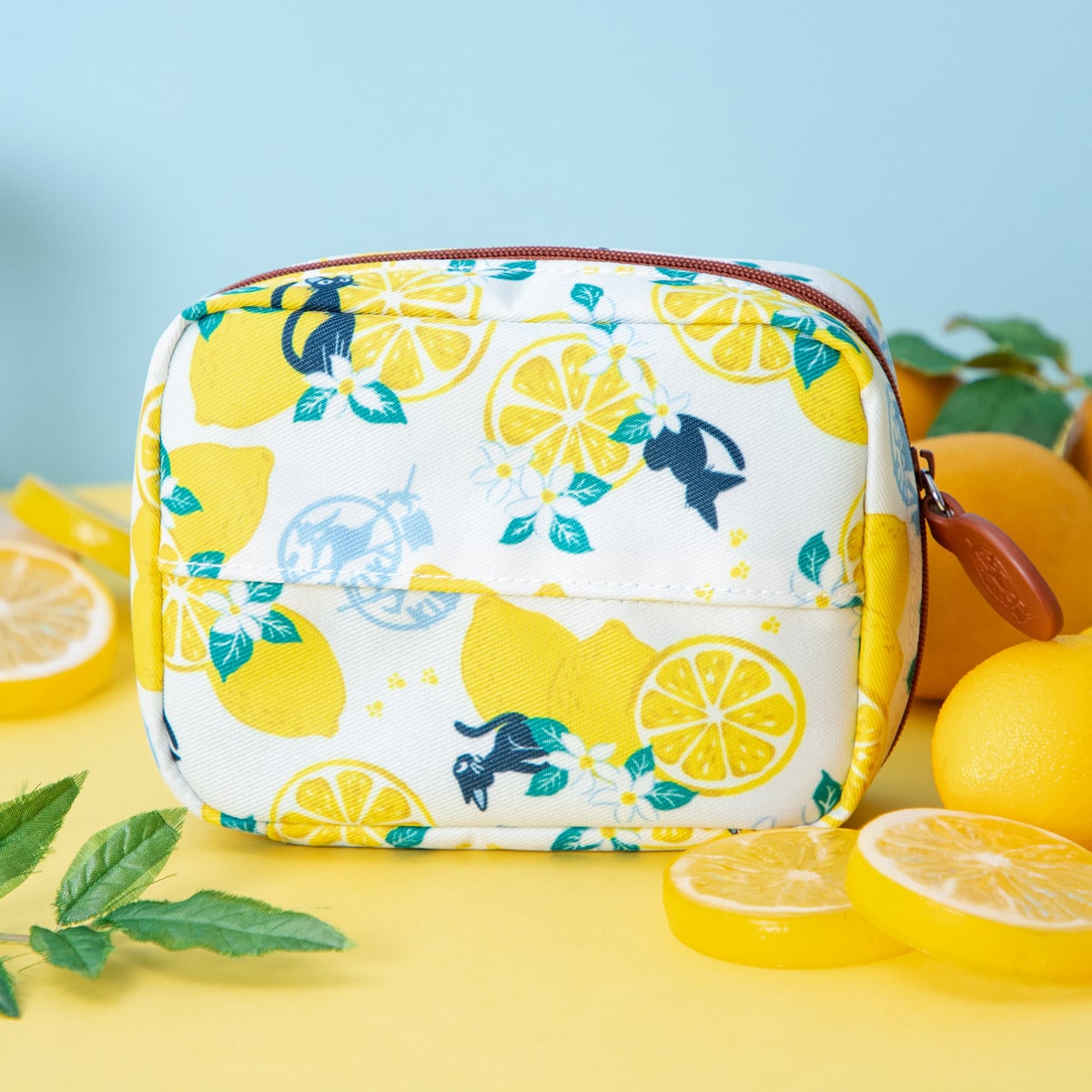 Kiki's Delivery Service Lemon Flower Wide-Opening Pouch - official view 2