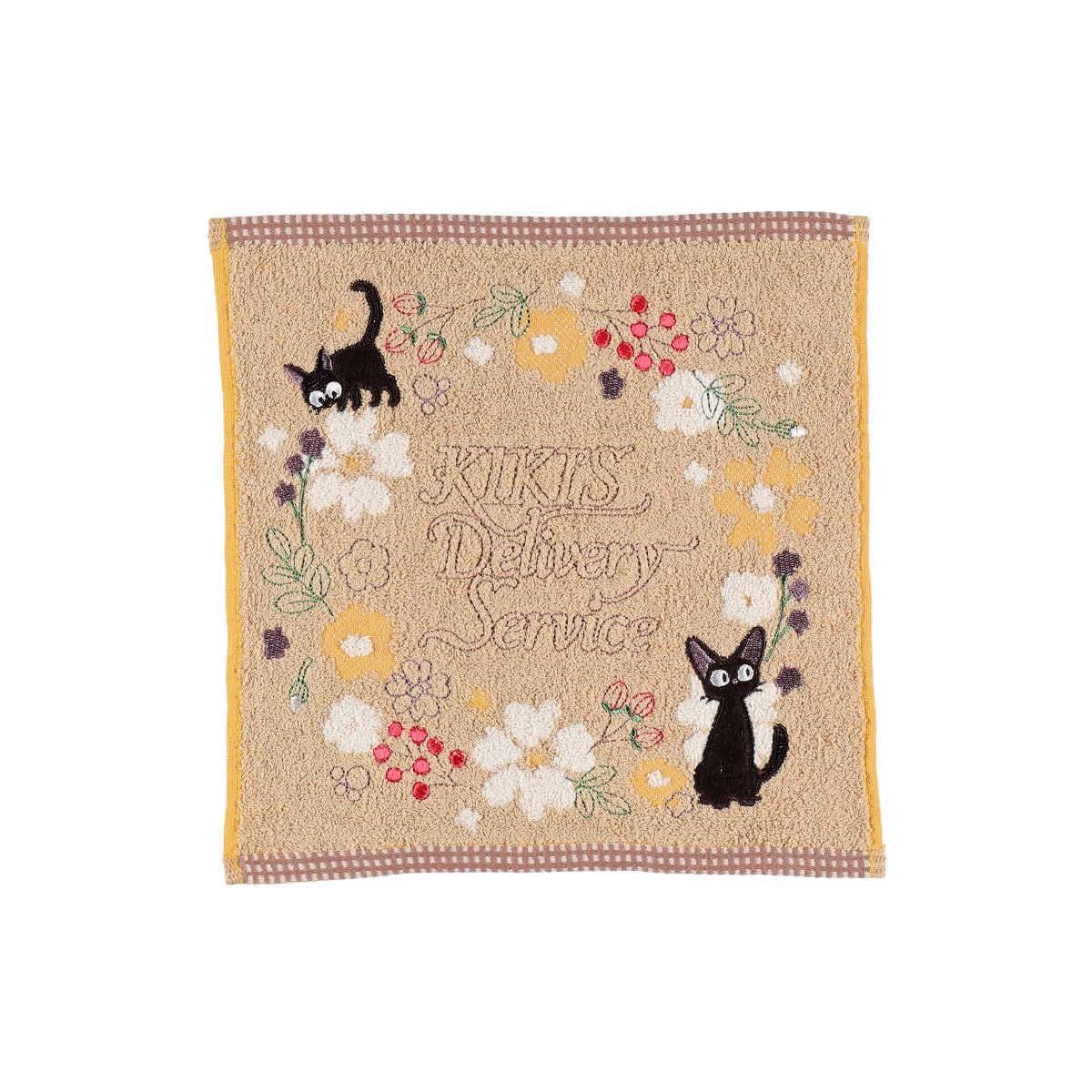Kiki's Delivery Service - Sepia Flower Towels (4 Types) - Mini Towel - official view 2