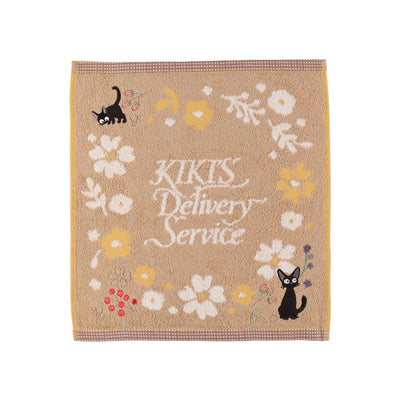 Kiki's Delivery Service - Sepia Flower Towels (4 Types) - Wash Towel - official view 4