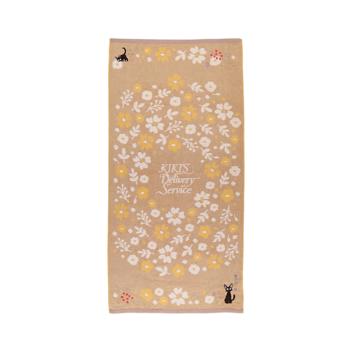 Kiki's Delivery Service - Sepia Flower Towels (4 Types) - Bath Towel - official view 11