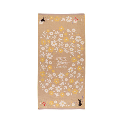Kiki's Delivery Service - Sepia Flower Towels (4 Types) - Bath Towel - official view 11