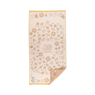 Kiki's Delivery Service - Sepia Flower Towels (4 Types) - Bath Towel - official view 12