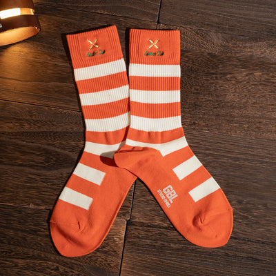 Kiki's Delivery Service Socks - GBL Embroidery - Orange - official product view 1