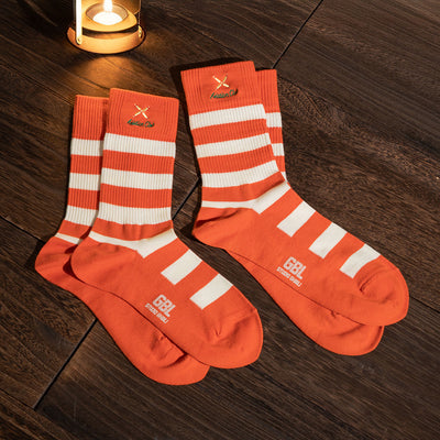 Kiki's Delivery Service Socks - GBL Embroidery - Orange - official product view 3