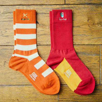Kiki's Delivery Service Socks - GBL Embroidery - Orange - official product view 11