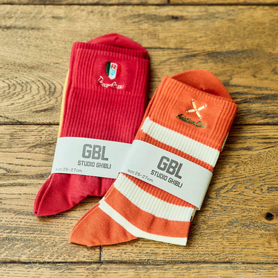 Kiki's Delivery Service Socks - GBL Embroidery - Orange - official product view 12