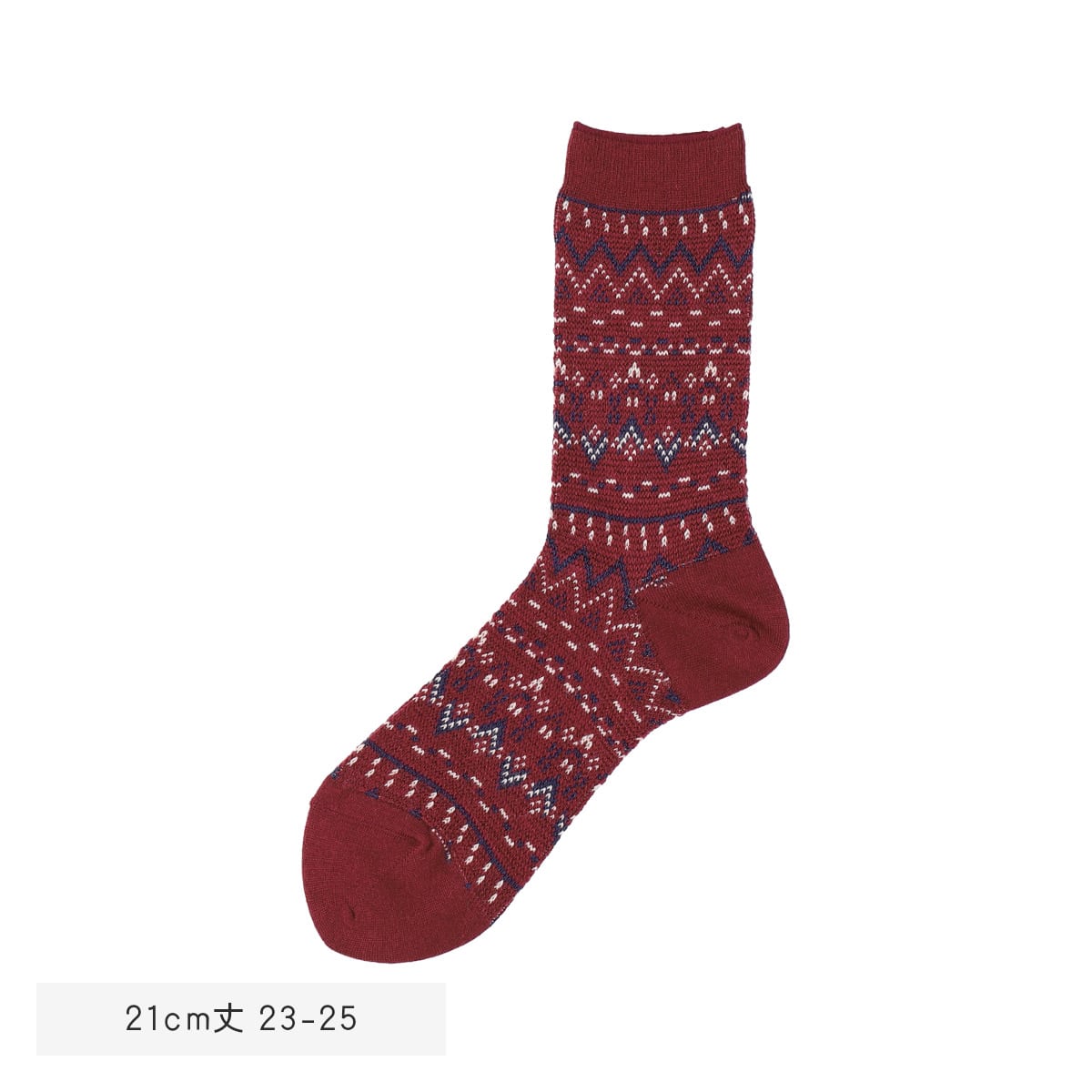 Kiki's Delivery Service Socks - Knitted All-Over Pattern - Wine Red - official product view 3