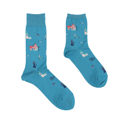 Kiki's Delivery Service Socks - Koriko All-Over Pattern - official product view 1