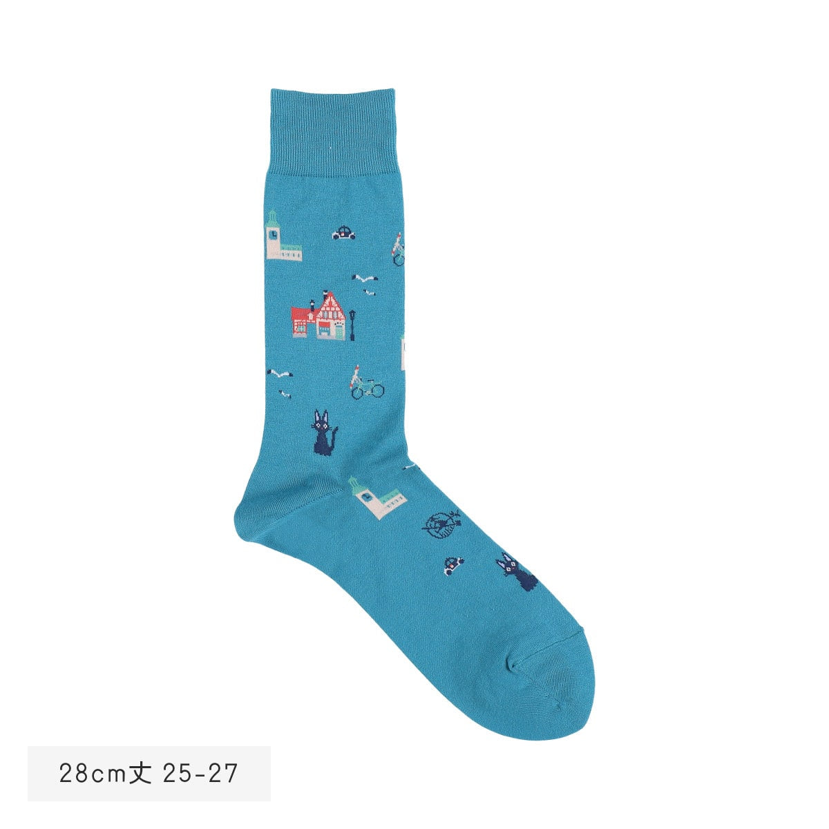 Kiki's Delivery Service Socks - Koriko All-Over Pattern - official product view 4