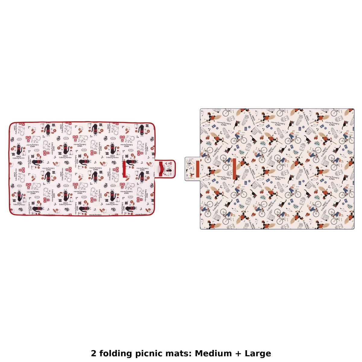 Kiki's Delivery Service Soft Folding Picnic Mats (2 Types) - Complete Set