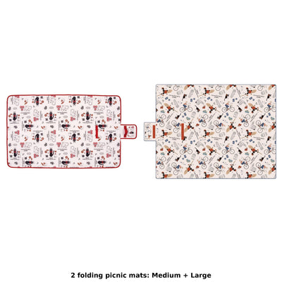 Kiki's Delivery Service Soft Folding Picnic Mats (2 Types) - Complete Set