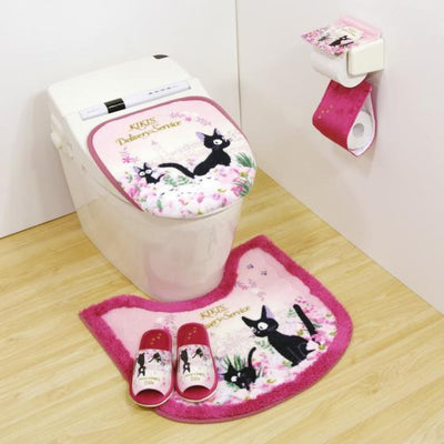 Kiki's Delivery Service Twilight Jiji Toilet Lid Cover - official view 2