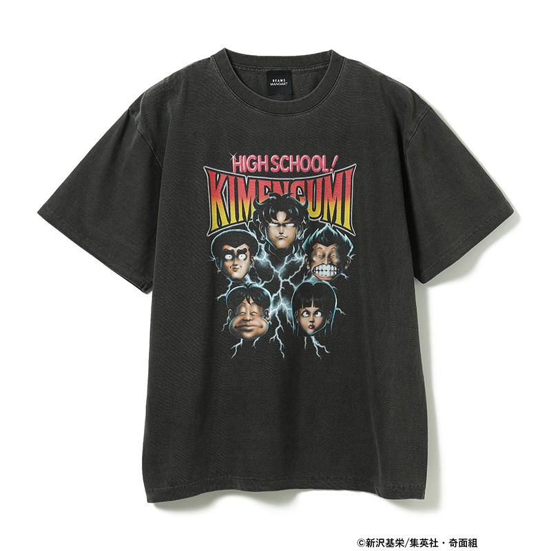 High School! Kimengumi Kimen Flash black short sleeve T-shirt