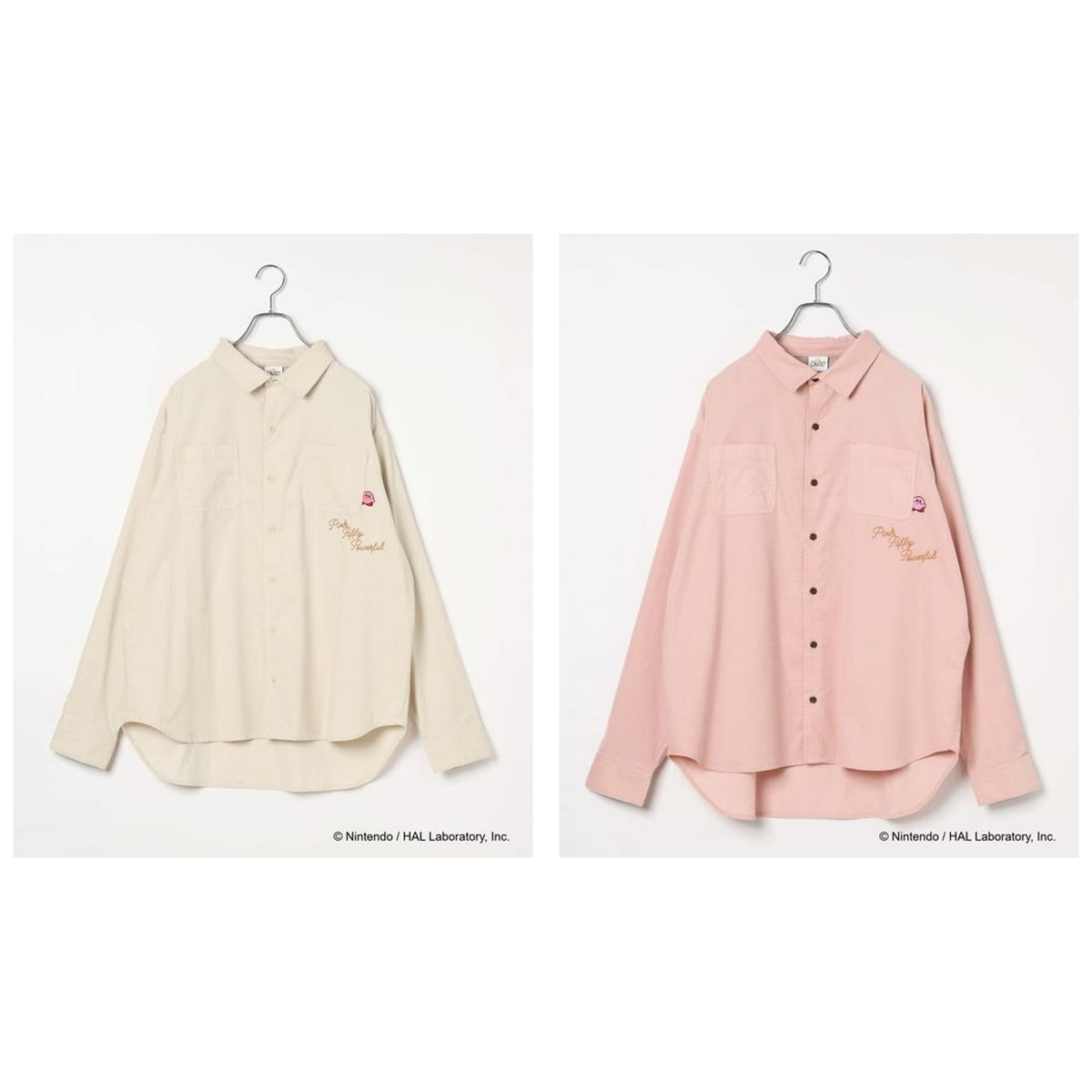 Kirby Corduroy Shirt complete set, both colors
