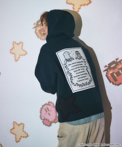 Kirby design knit hoodie - official product photo 3