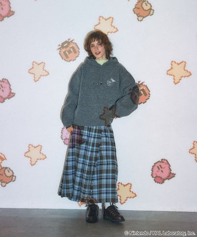 Kirby design knit hoodie - official product photo 4