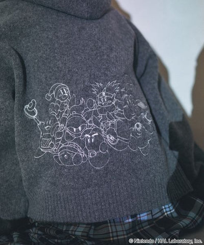 Kirby design knit hoodie - official product photo 16
