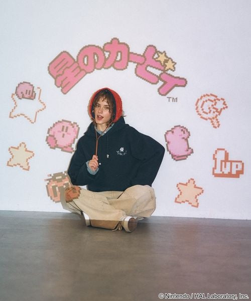 Kirby design knit hoodie - official product photo 33