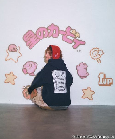 Kirby design knit hoodie - official product photo 35