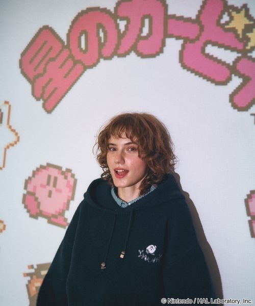 Kirby design knit hoodie - official product photo 37