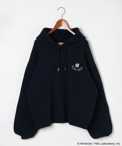 Kirby design knit hoodie - official product photo 40