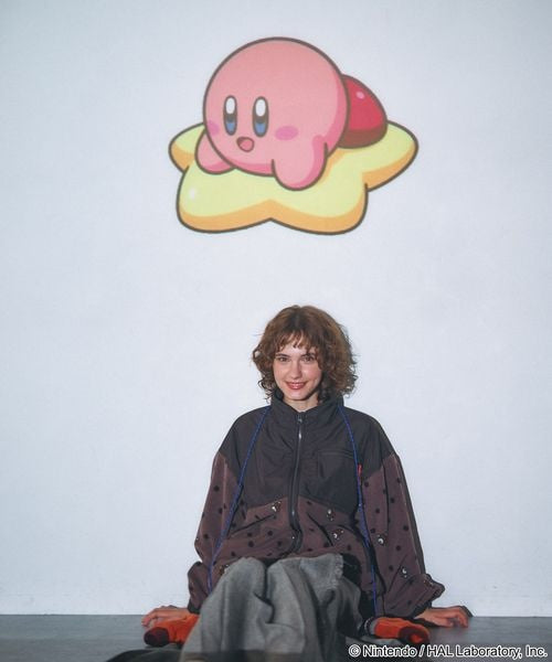 Kirby dot art fleece jacket - official product photo 9