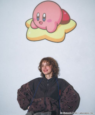 Kirby dot art fleece jacket - official product photo 10