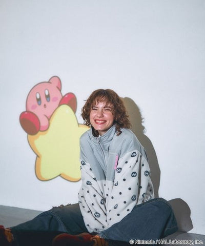 Kirby dot art fleece jacket - official product photo 19